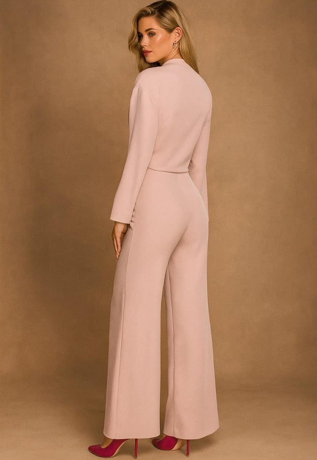 Ardent Wide-Leg Wrap Jumpsuit