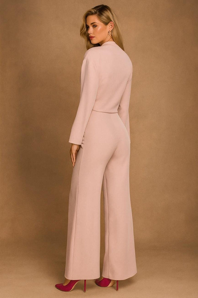 Ardent Wide-Leg Wrap Jumpsuit