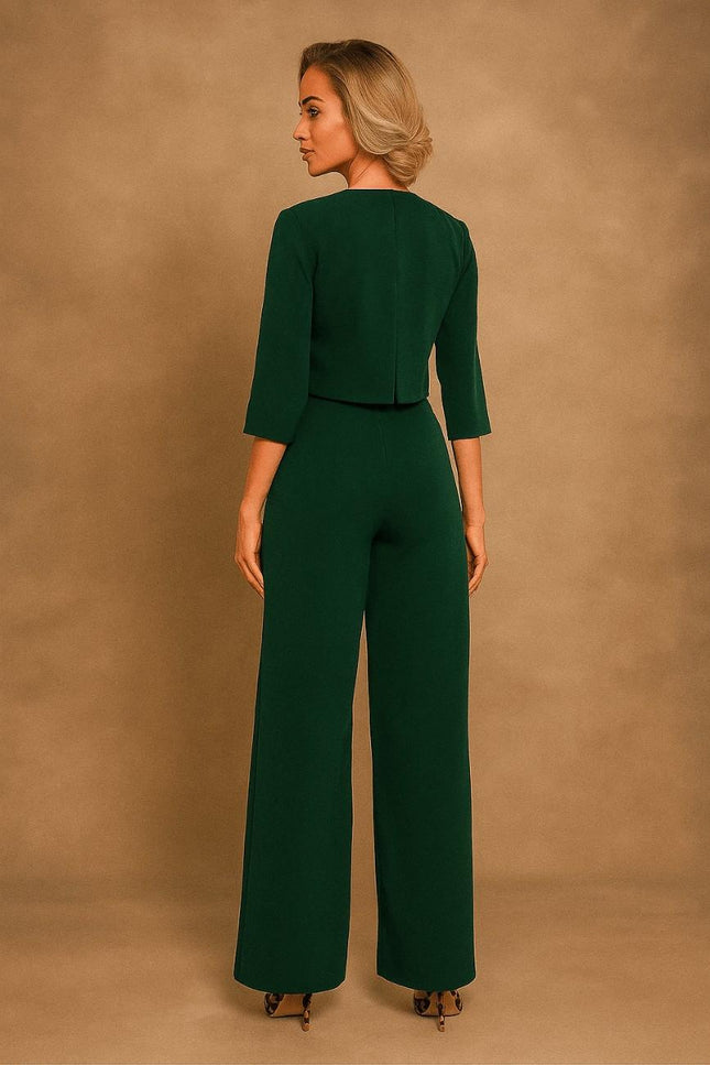 Renive Double-Layer Wide-Leg Jumpsuit