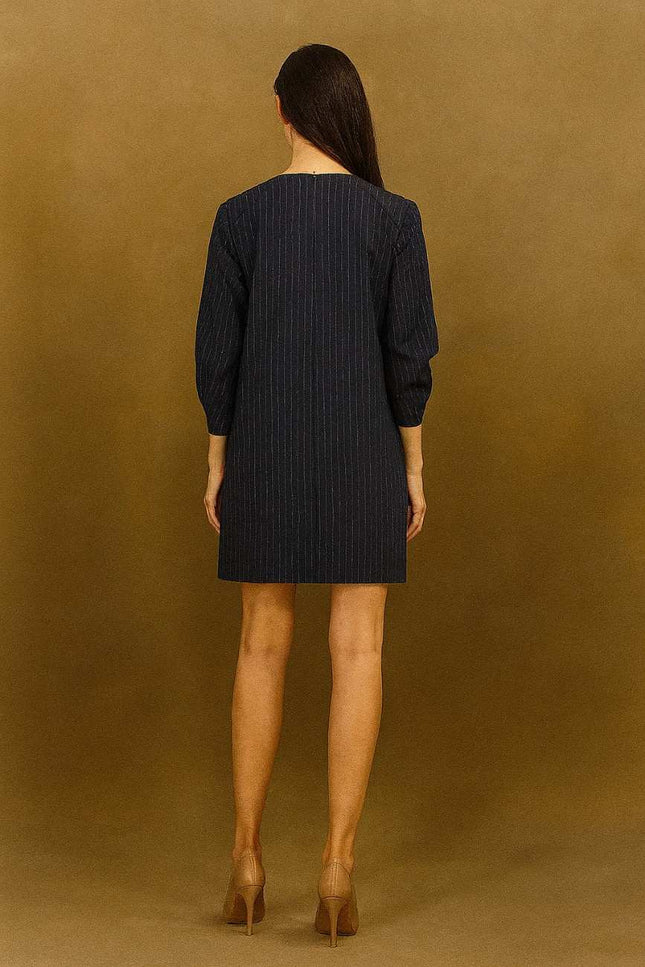 Minimalist Pinstripe Dress