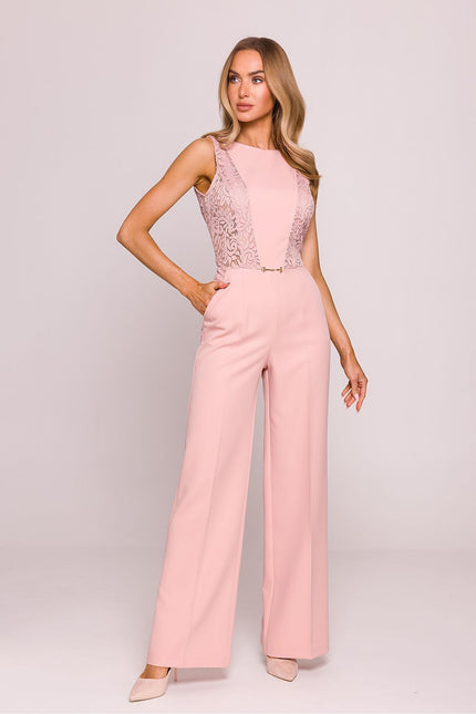 Pink Bridal Jumpsuit