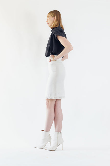 White Tweed Skirt Le Réussi®