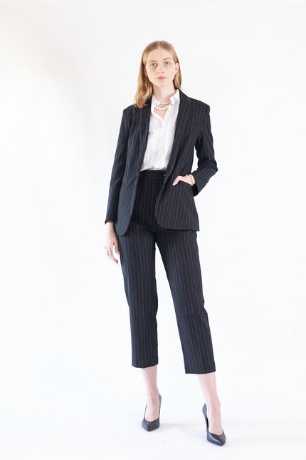 Kaelis Tapered Pinstripe Trousers Le Réussi®