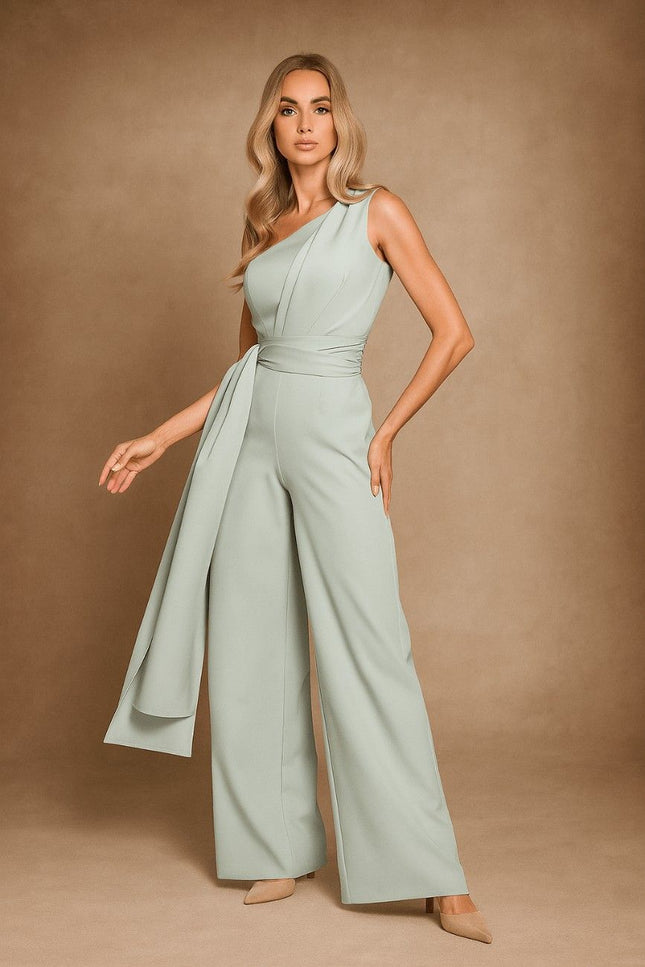 Solane Asymmetric Sash Jumpsuit