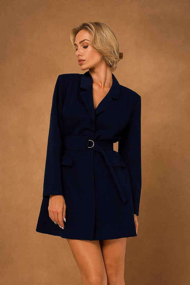 Lunel Tailored Belted Blazer Dress