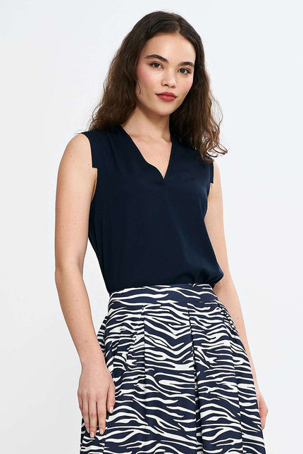 Elegant regular shell tops top in 