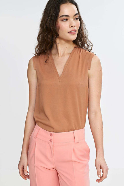 Elegant regular shell tops top in 