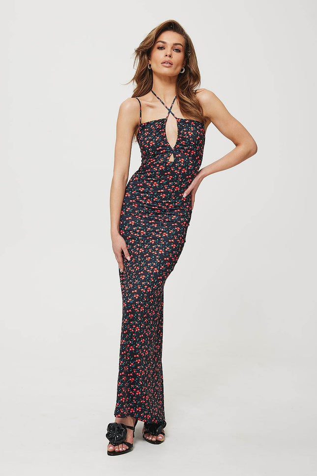 Nikky Floral Maxi Dress - Zeletto