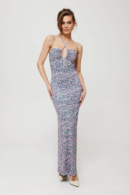 Nikky Floral Maxi Dress - Zeletto