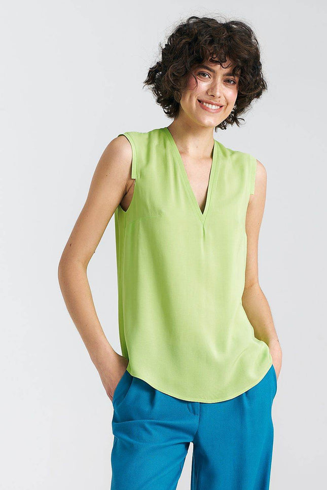 Sleeveless Viscose Tank Top - Zeletto