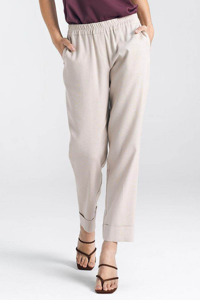 Relaxed Straight-Leg Pants - Zeletto