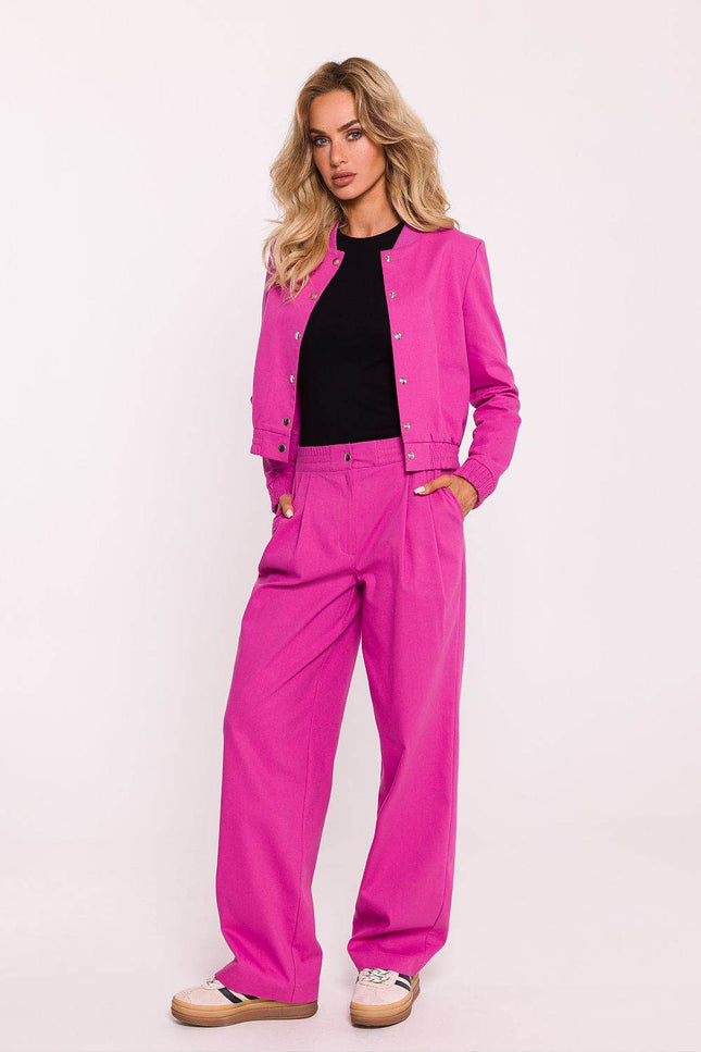 Sporty Cotton Bomber Jacket - Zeletto