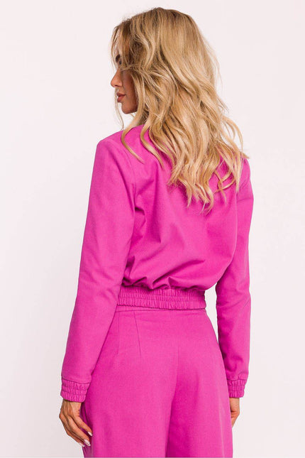 Sporty Cotton Bomber Jacket - Zeletto