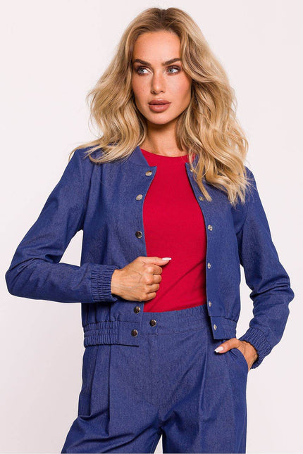 Sporty Cotton Bomber Jacket - Zeletto