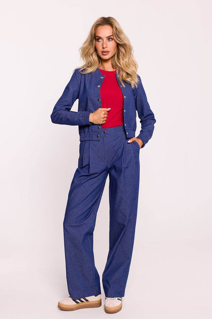 Sporty Cotton Bomber Jacket - Zeletto