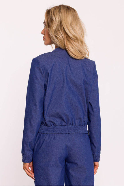 Sporty Cotton Bomber Jacket - Zeletto