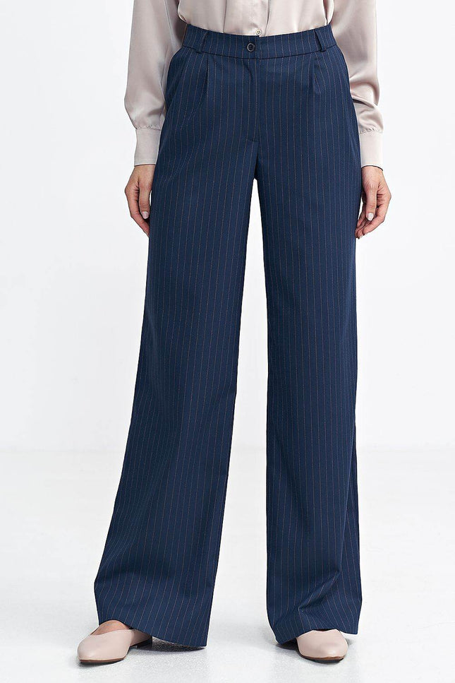 Classic Wide-Leg Trousers - Zeletto