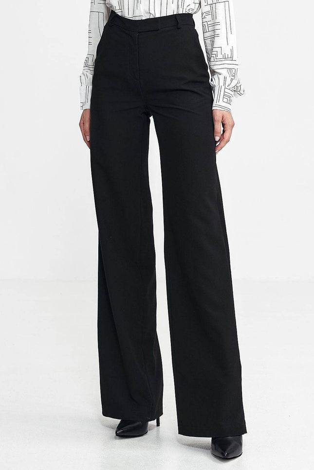 Elegant stripe wide leg suit trousers pants in 