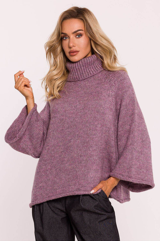 Oversized Turtleneck Sweater by Moe | Presidora