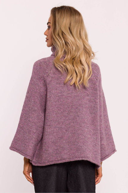 Oversized Turtleneck Sweater - Zeletto