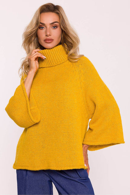 Oversized Turtleneck Sweater - Zeletto