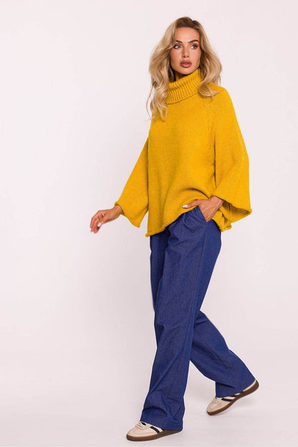Oversized Turtleneck Sweater - Zeletto