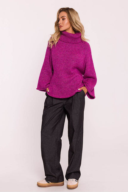 Oversized Turtleneck Sweater - Zeletto
