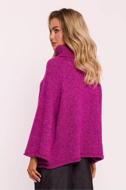 Oversized Turtleneck Sweater - Zeletto