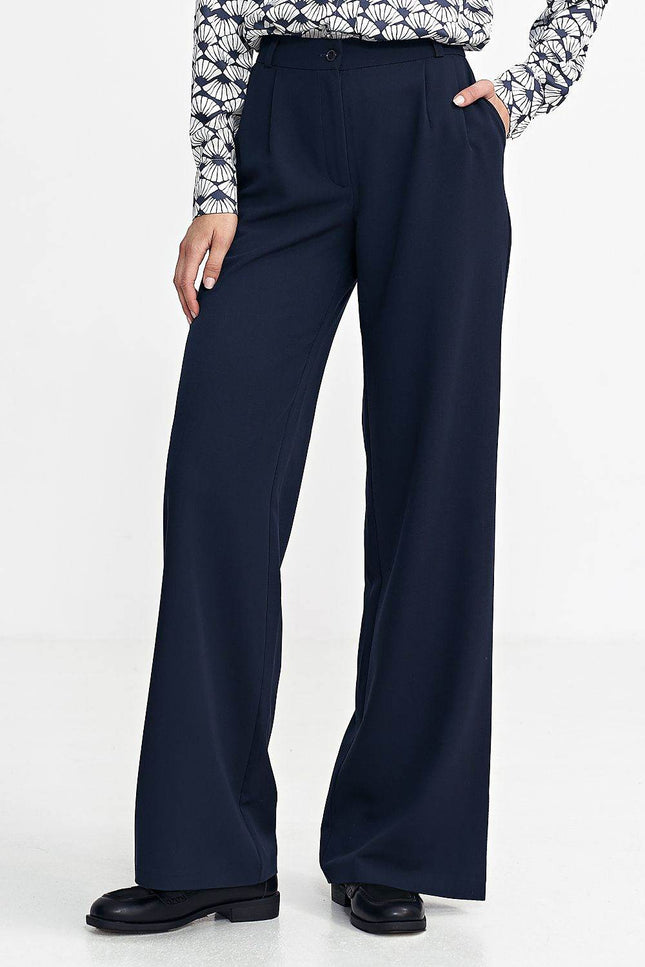 Elegant flared formal trousers pants in 