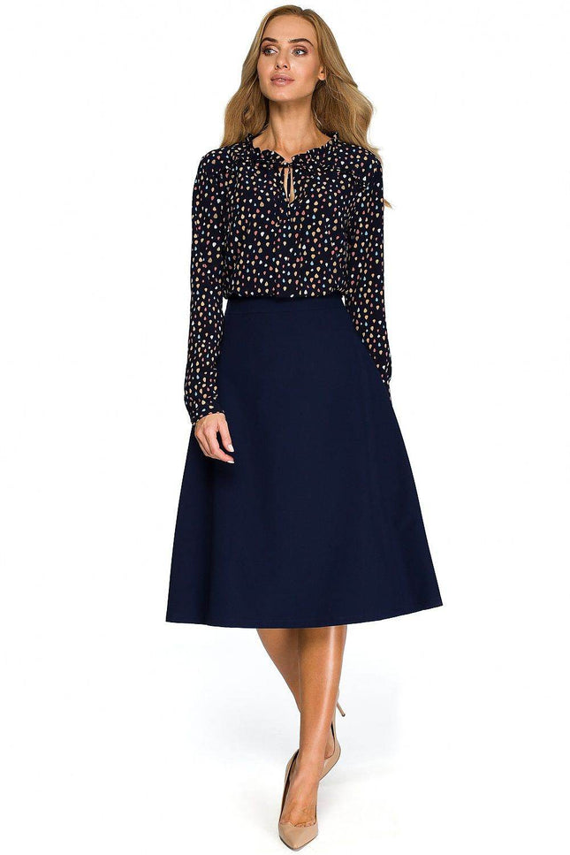 Circa A-line Midi Skirt - Zeletto