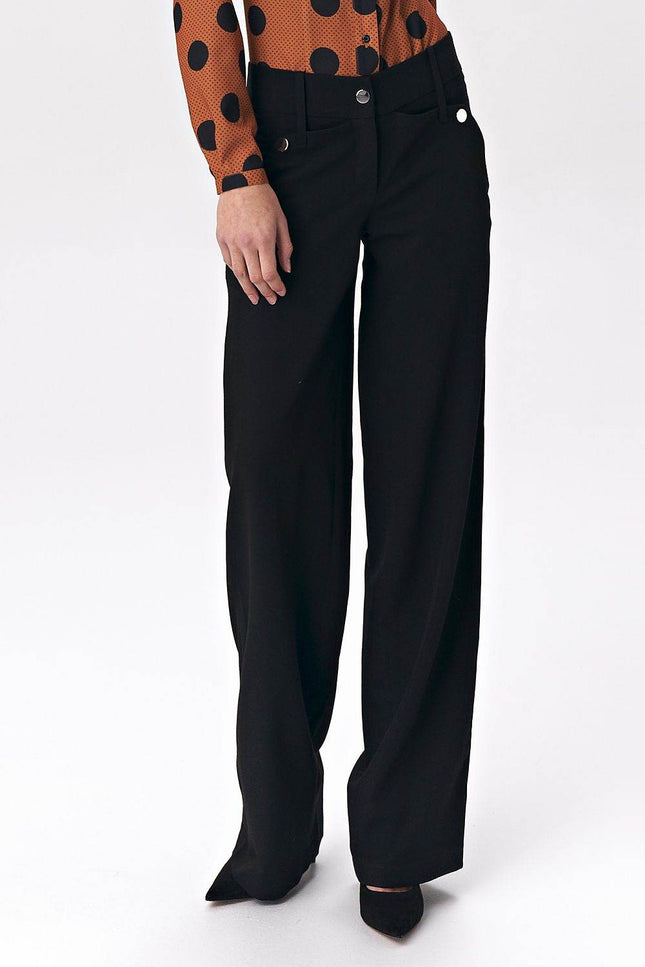 Elegant wide leg formal trousers pants in 