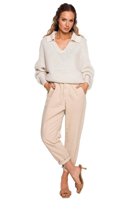 Smart Casual stripe loose sweaters top in 