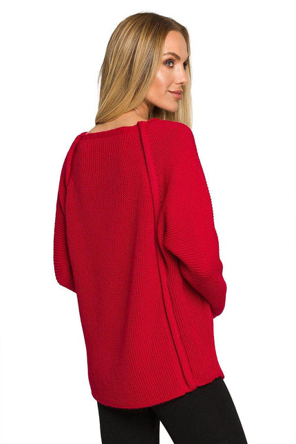 Elegant Button-accented Knit Sweater - Zeletto