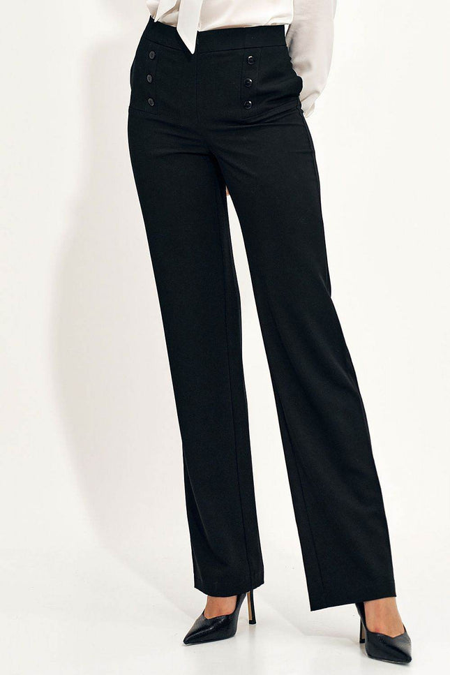 Elegant stripe wide leg suit trousers pants in 
