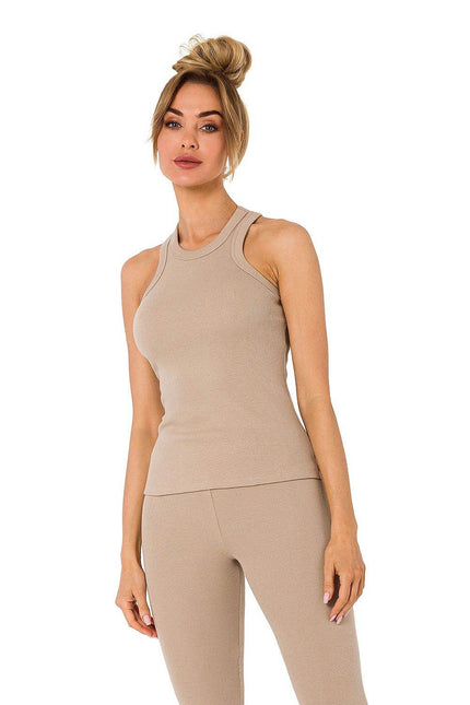 Ribbed Boxer Tank Top - Zeletto