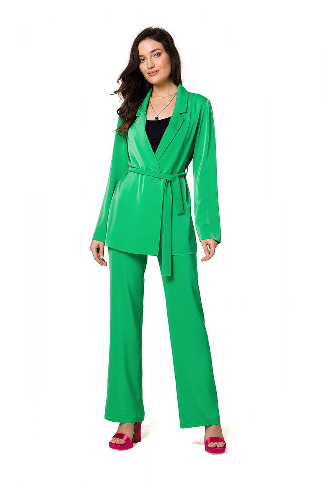 Flowing Belted Kimono Jacket - Zeletto