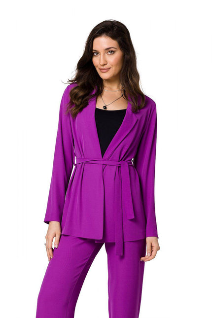 Flowing Belted Kimono Jacket - Zeletto