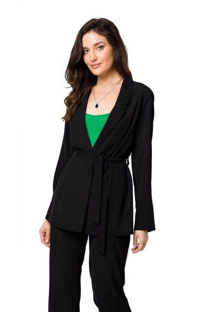Flowing Belted Kimono Jacket - Zeletto