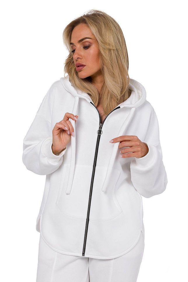 Oversized Full-Zip Hoodie - Zeletto