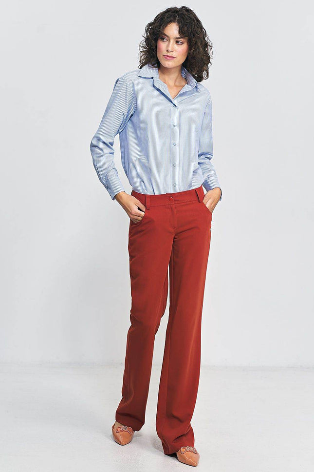 Elegant wide leg suit trousers pants in 
