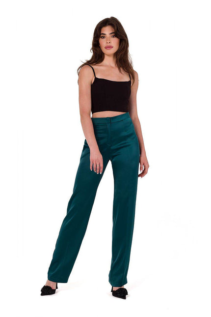 Axelle Satin Trousers by Makover | Presidora