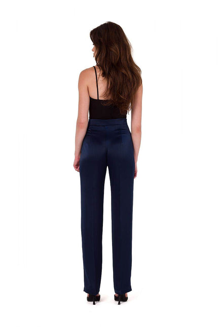 Elegant Satin Trousers - Zeletto