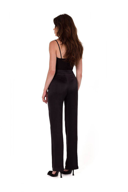 Elegant Satin Trousers - Zeletto