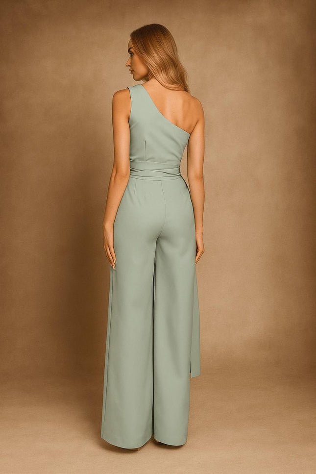 Solane Asymmetric Sash Jumpsuit