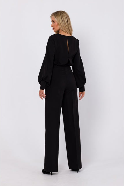 Maelis Puff-Sleeve Jumpsuit