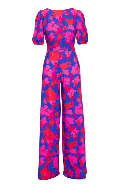 Lucira Open Back Floral Jumpsuit