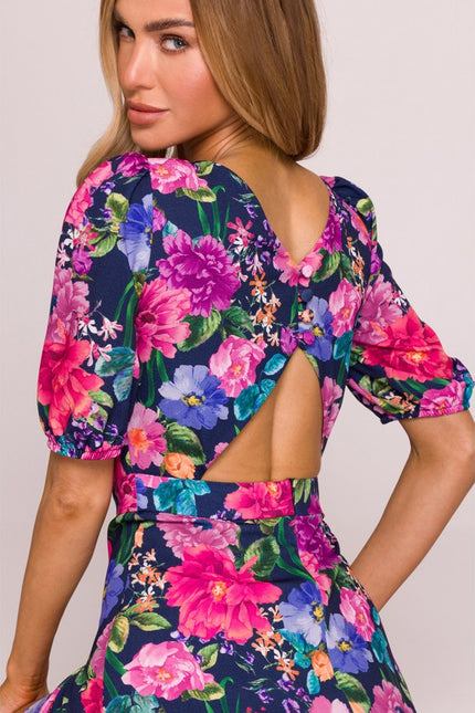 Norell Floral Maxi Dress