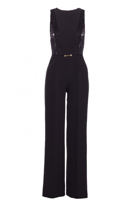Iverna Lace Panel Jumpsuit