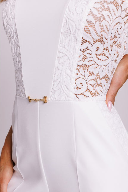 Iverna Lace Panel Jumpsuit
