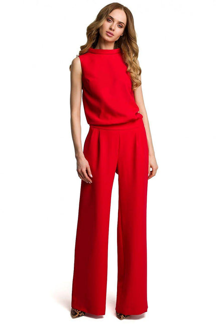 Slit-Back Jumpsuit 